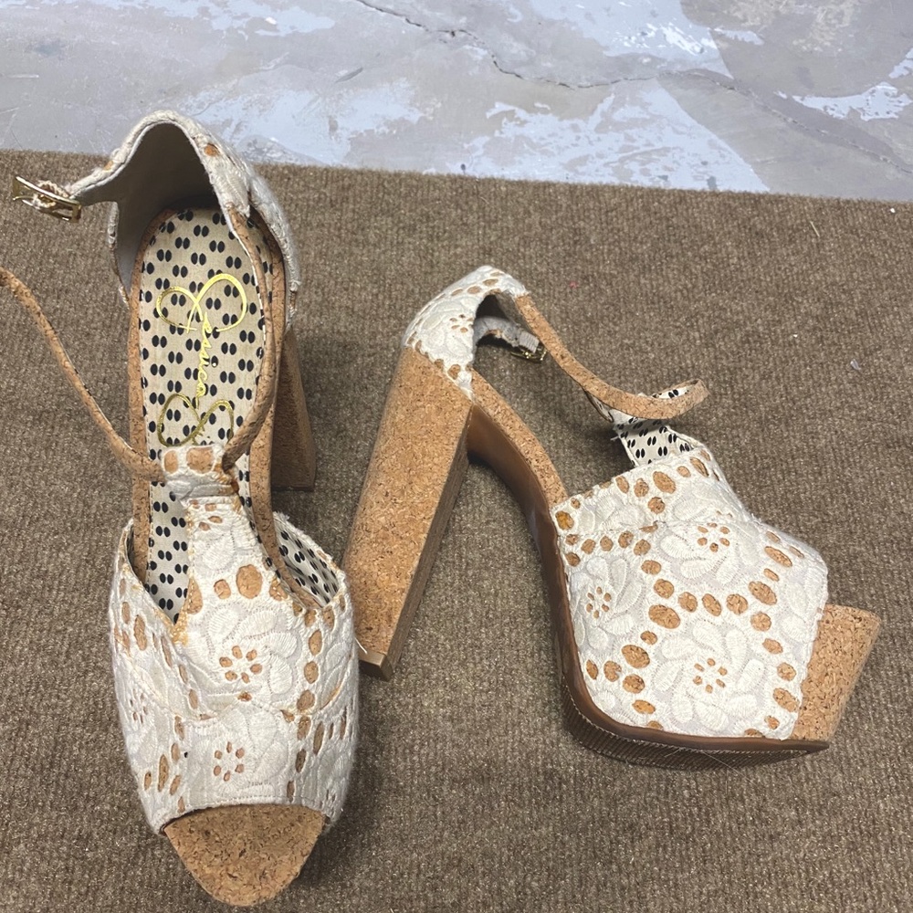 Jessica Simpson t strap heels